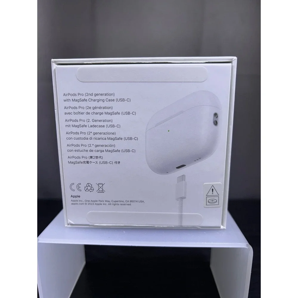 Apple Airpods Pro 2nd Gen‎ BOX ONLY w/Original Inserts+Manuals A3047/A3048/A2968